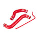 Overtake Silicone Radiator Hose Kit Red 2013 - 2017 Crosstrek / 2012 - 2016 Impreza / 2011 - 2018 Forester - A10659RED - Subimods.com