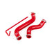 Overtake Silicone Radiator Hose Kit Red 2020 - 2025 Legacy XT / 2020 - 2025 Outback XT - A10661RED - Subimods.com