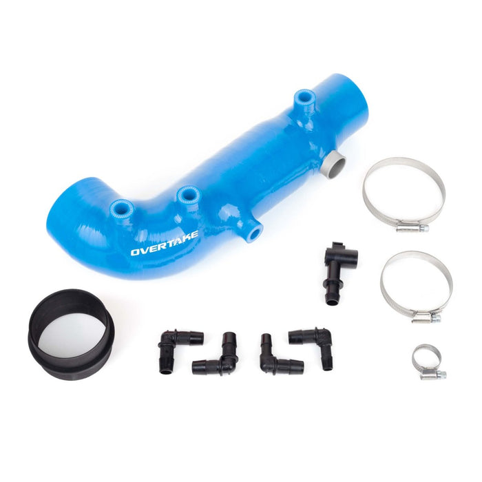Overtake Silicone Turbo Inlet Blue 02-07 WRX / 04-21 STI - A10222BLU - Subimods.com