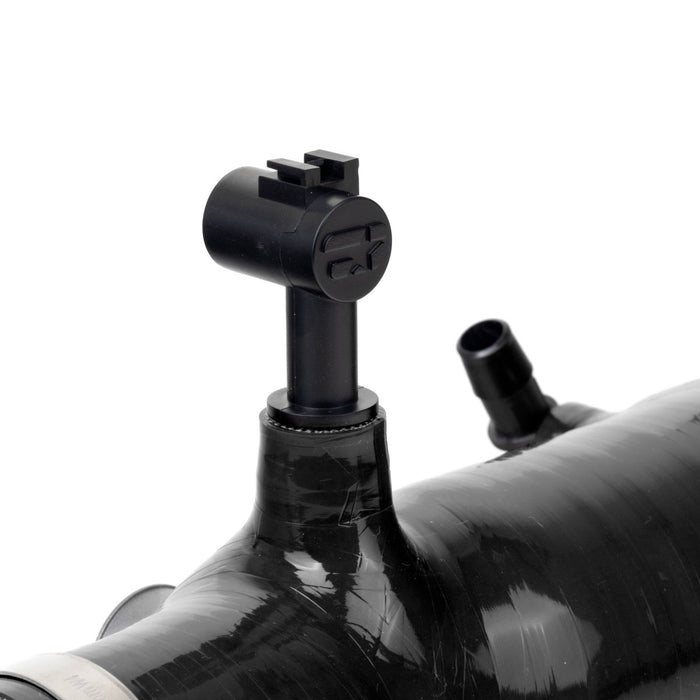 Overtake Silicone Turbo Inlet Hose Black 2008 - 2014 WRX / 2005 - 2009 Legacy GT / 2005 - 2009 Outback XT / 2009 - 2013 Forester XT - A10221BLK - Subimods.com