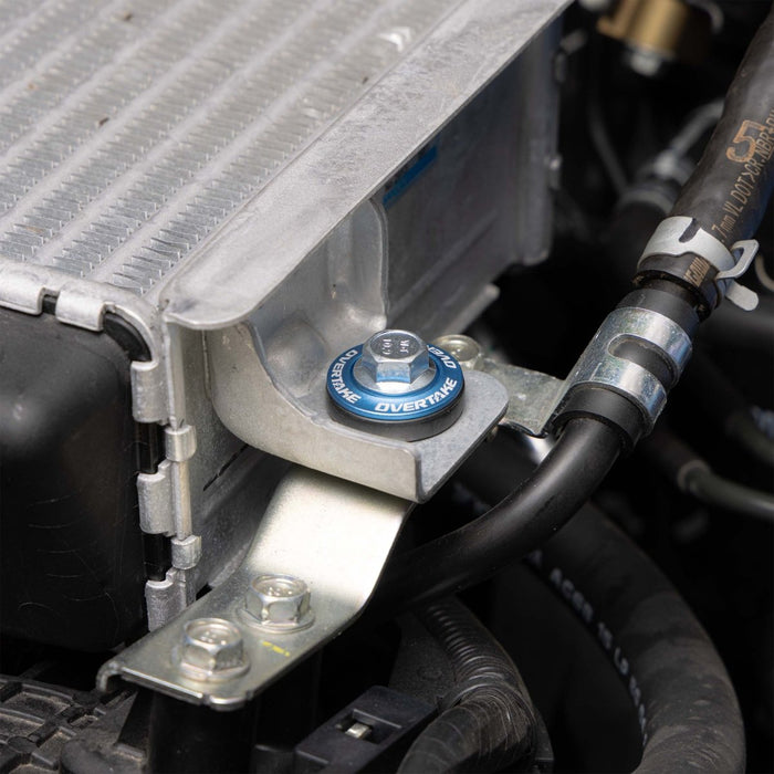 Overtake Top Mount Intercooler Isolator Bushing Blue 2002 - 2025 WRX / 2004 - 2021 STI / 2005 - 2012 Legacy GT / 2004 - 2018 Forester XT / 2005 - 2009 Outback XT /2020 - 2024 Outback / 2019 - 2025 Ascent - A10638BLU - Subimods.com