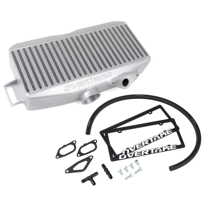 Overtake Top Mount Intercooler Kit Silver 2002-2007 WRX / 2004-2021 STI / 2004-2008 Forester XT - A10382SLV - Subimods.com