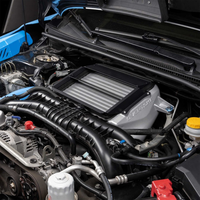 Overtake Top Mount Intercooler Kit Silver 2015-2021 WRX / 2014-2018 Forester XT - A10384SLV - Subimods.com