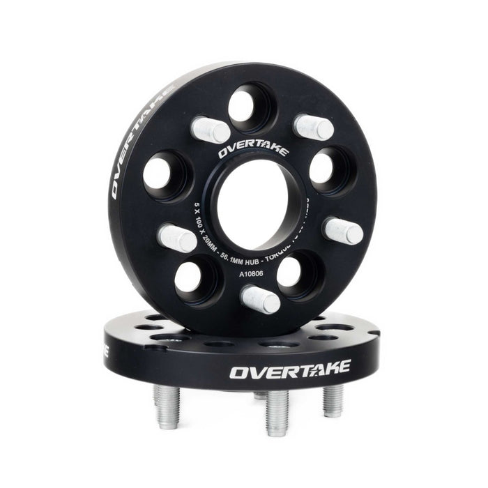 Overtake Wheel Spacer Pair 20mm 5x100 - A10806 - Subimods.com