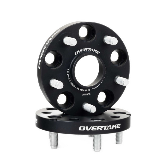 Overtake Wheel Spacer Pair 20mm 5x114.3 - A10808 - Subimods.com