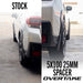Overtake Wheel Spacer Pair 25mm 5x100 - A10807 - Subimods.com