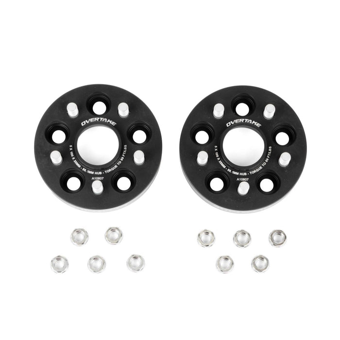 Overtake Wheel Spacer Pair 25mm 5x100 - A10807 - Subimods.com