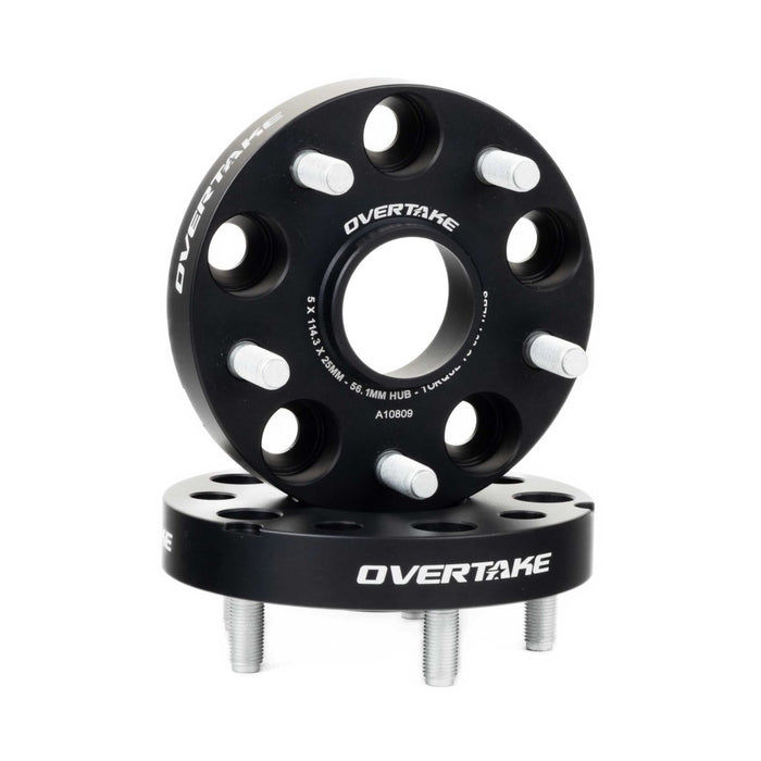 Overtake Wheel Spacer Pair 25mm 5x114.3 - A10809 - Subimods.com