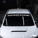 Overtake Windshield Banner Black - A10394BLK - Subimods.com