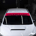 Overtake Windshield Banner Cherry Red - A10394RED - Subimods.com