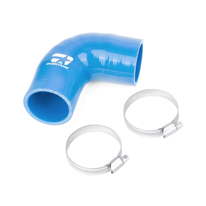 Overtake Y-Pipe To Turbo Coupler Blue 04-21 STI / 02-07 WRX / 04-08 Forester XT w/ STI Style TMIC - A10860BLU - Subimods.com