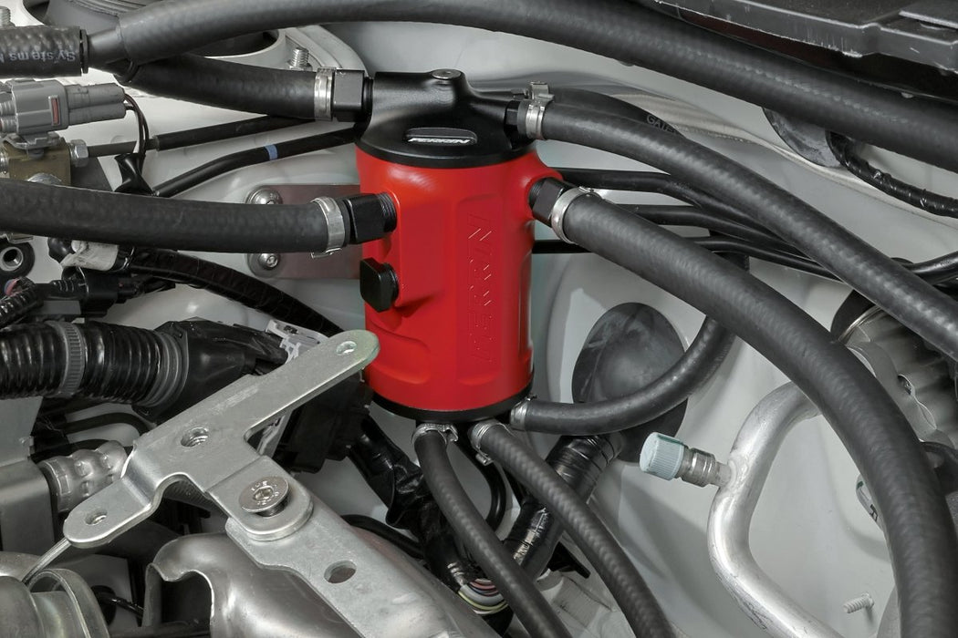 Perrin Air Oil Separator V2 Red 2002 - 2021 WRX / 2004 - 2021 STi - PSP-ENG-620RD - Subimods.com