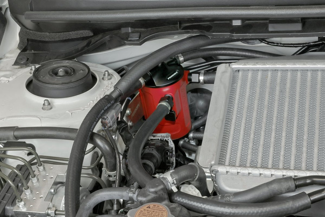 Perrin Air Oil Separator V2 Red 2002 - 2021 WRX / 2004 - 2021 STi - PSP-ENG-620RD - Subimods.com