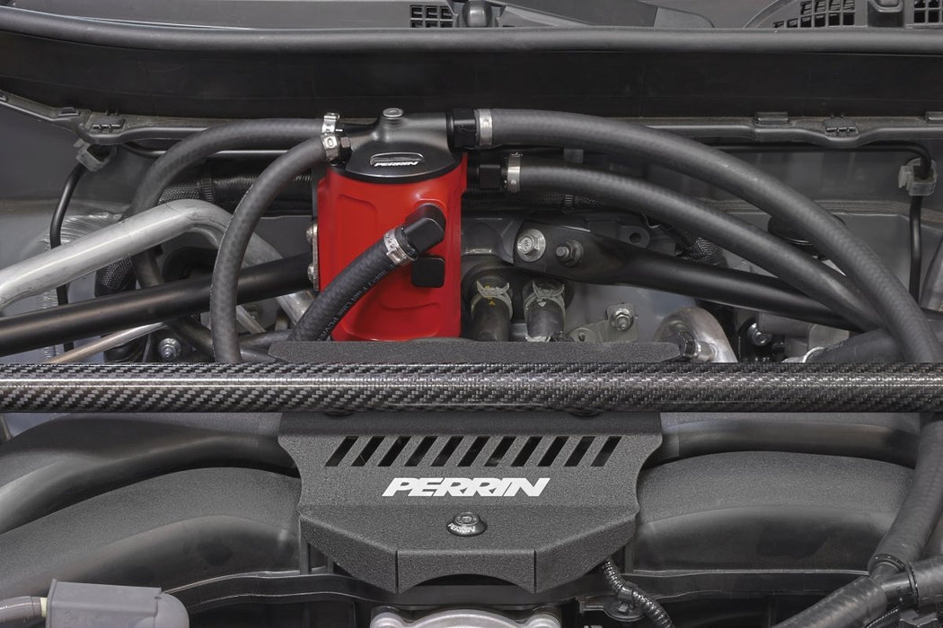 Perrin Air Oil Separator V2 Red 2013 - 2024 BRZ / FRS / 86 - PSP-ENG-624RD - Subimods.com
