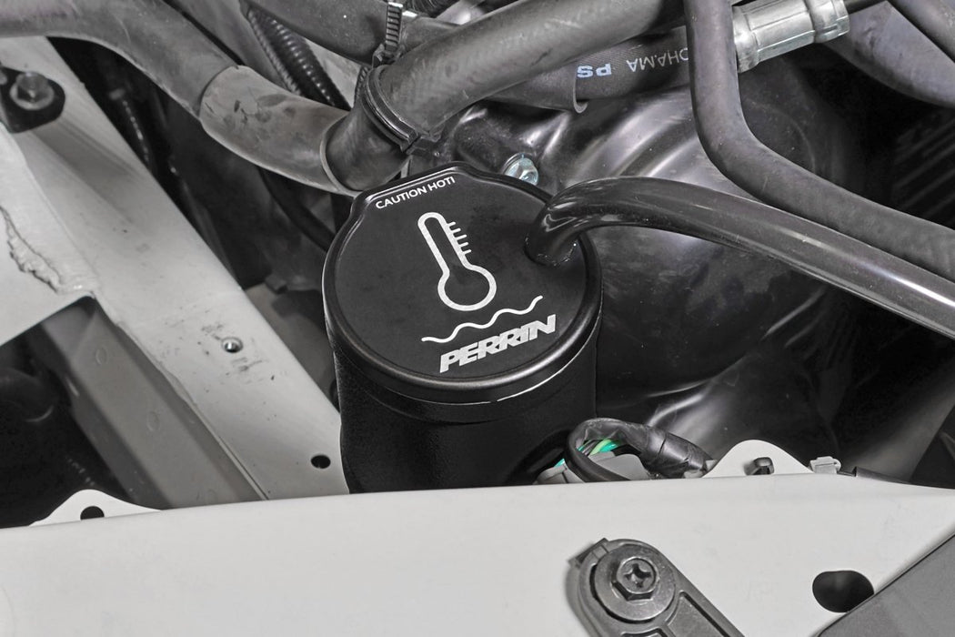 Perrin Coolant Overflow Tank Black 2002 - 2025 WRX / 2004 - 2021 STI / 2013 - 2025 BRZ / 2022 - 2025 GR86 / 2013 - 2016 FR - S / 2017 - 2020 GT86 - ASM - ENG - 505BK - Subimods.com