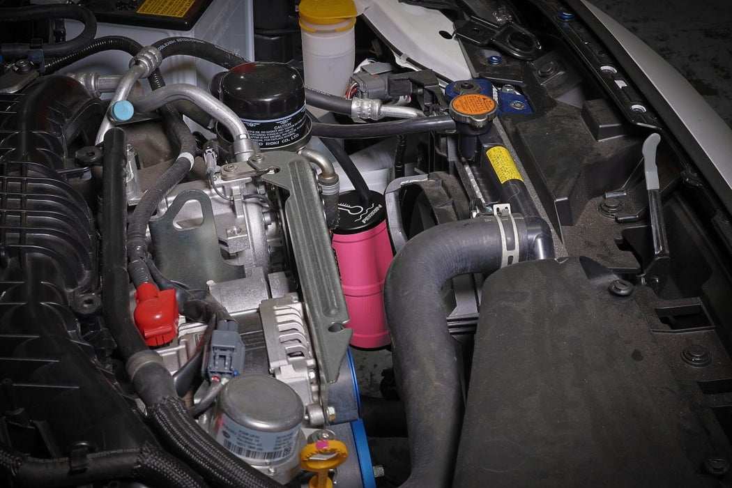 Perrin Coolant Overflow Tank Hyper Pink for WRX STI BRZ — Subimods.com