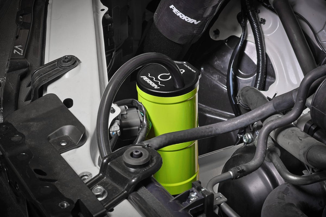 Perrin Coolant Overflow Tank Neon Yellow WRX STI BRZ — Subimods.com