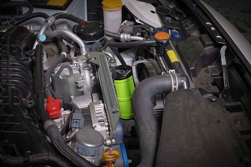 Perrin Coolant Overflow Tank Neon Yellow WRX STI BRZ — Subimods.com