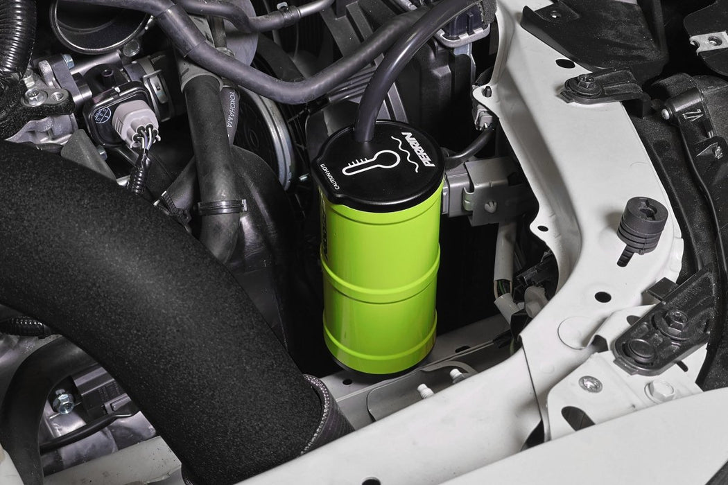 Perrin Coolant Overflow Tank Neon Yellow WRX STI BRZ — Subimods.com