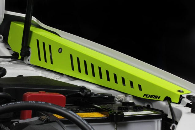 Perrin Fender Shroud Kit Neon Yellow 2015 - 2021 WRX / 2015 - 2021 STI - PSP - ENG - 550NY - Subimods.com