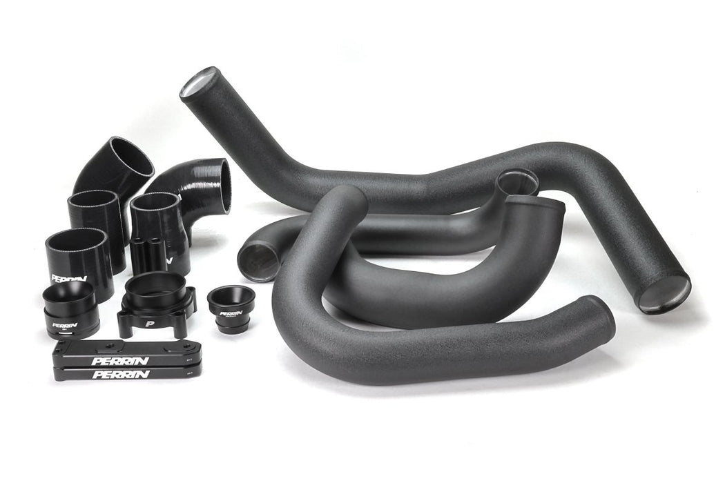 Perrin Front Mount Intercooler Boost Tube Kit Black 2022 - 2024 WRX - PSP-ITR-441-3BK - Subimods.com