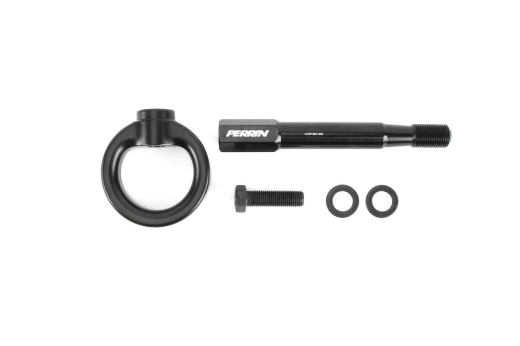 Perrin Front Tow Hook Black 2025 - 2026 Forester - PSP-BDY-238BK - Subimods.com