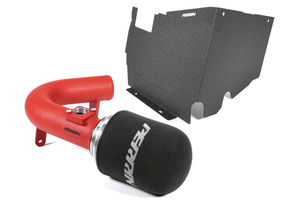 Perrin Hi - Power Cold Air Intake Red w/ Air Intake Box 2022 - 2024 WRX - PSP - INT - 328RD - Subimods.com