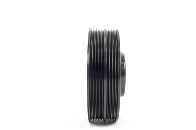 Perrin Lightened Crank Pulley Black 2002 - 2014 WRX / 2004 - 2021 STI / 1994 - 2009 Legacy / 2004 - 2010 Forester / 2004 - 2013 Forester XT / 1993 - 2011 Impreza / 1995 - 2009 Outback - PSP - ENG - 100BK - Subimods.com