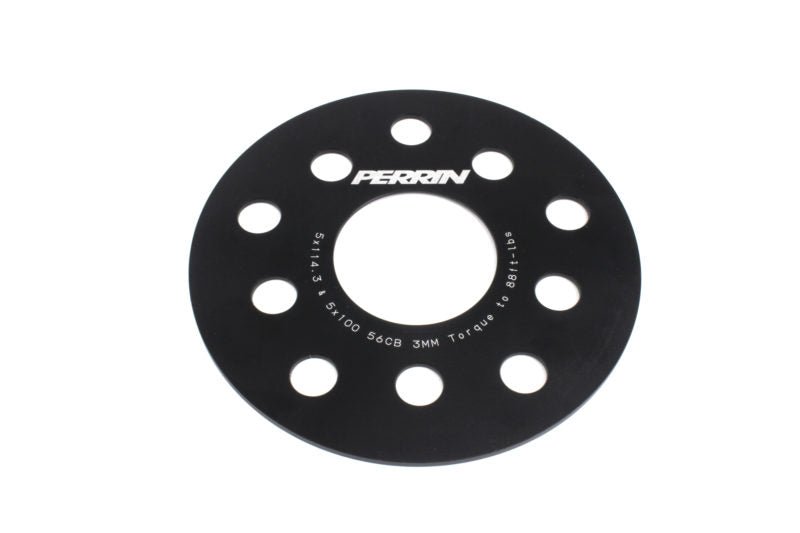 Perrin Slip On Wheel Spacer Pair 3mm 5x114.3 / 5x100 - PSP - WHL - 103BK - Subimods.com