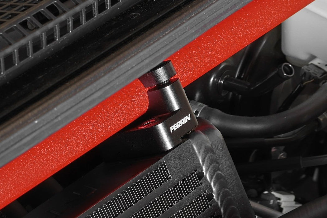 Perrin Top Mount Oil Cooler Kit Black 2015 - 2024 WRX - PSP - OIL - 151 - Subimods.com