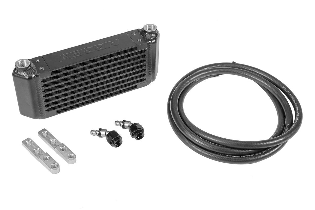 Perrin Transmission Oil Cooler Kit Black 2013 - 2024 Crosstrek / 2018 - 2024 Forester / 2013 - 2024 Impreza - PSP - OIL - 204 - Subimods.com
