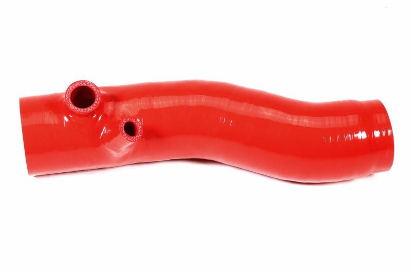Perrin Turbo Inlet Hose w/ Nozzle Red 2022 - 2024 WRX Version 1 Fitment / 2019 - 2025 Ascent / 2020 - 2025 Legacy / 2020 - 2025 Outback XT - PSP - INT - 425RD - Subimods.com