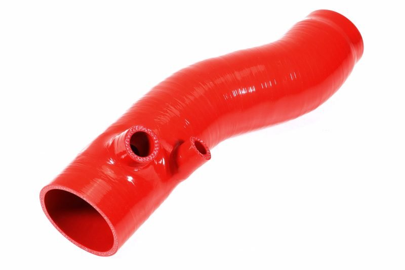 Perrin Turbo Inlet Hose w/ Nozzle Red 2022 - 2024 WRX Version 1 Fitment / 2019 - 2025 Ascent / 2020 - 2025 Legacy / 2020 - 2025 Outback XT - PSP - INT - 425RD - Subimods.com