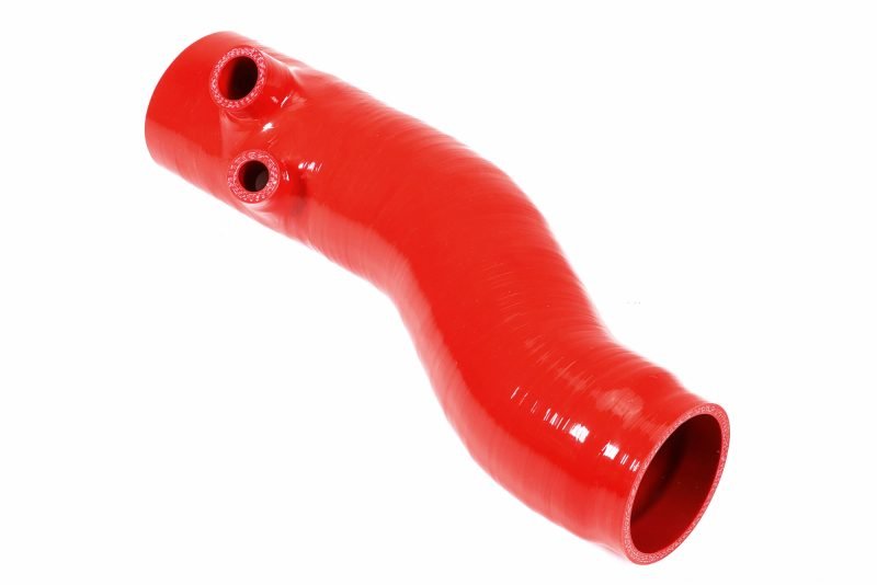 Perrin Turbo Inlet Hose w/ Nozzle Red 2022 - 2024 WRX Version 1 Fitment / 2019 - 2025 Ascent / 2020 - 2025 Legacy / 2020 - 2025 Outback XT - PSP - INT - 425RD - Subimods.com