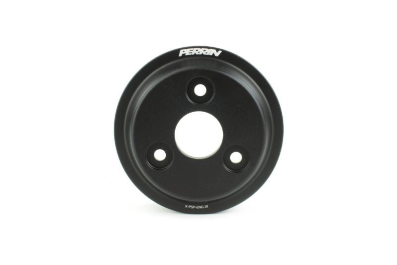 Perrin Water Pump Pulley Black 2015 - 2021 WRX / 2014 - 2018 Forester XT / 2017 - 2023 Impreza / 2018 - 2020 Crosstrek - PSP-ENG-111BK - Subimods.com