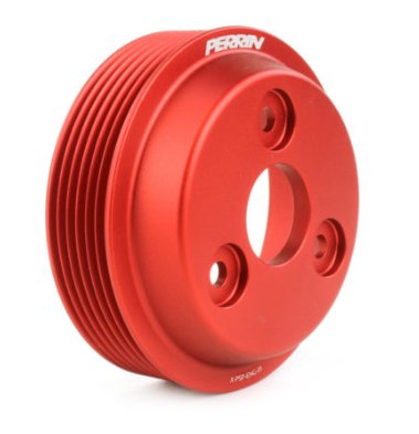 Perrin Water Pump Pulley Red 2022 - 2024 BRZ / 2022 - 2024 GR86 - PSP - ENG - 113RD - Subimods.com