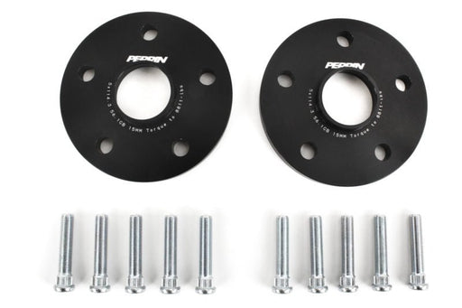 Perrin Wheel Spacers Black 15mm 5x114.3 2015 - 2025 WRX / 2005 - 2021 STI - PSP - WHL - 115BK - Subimods.com