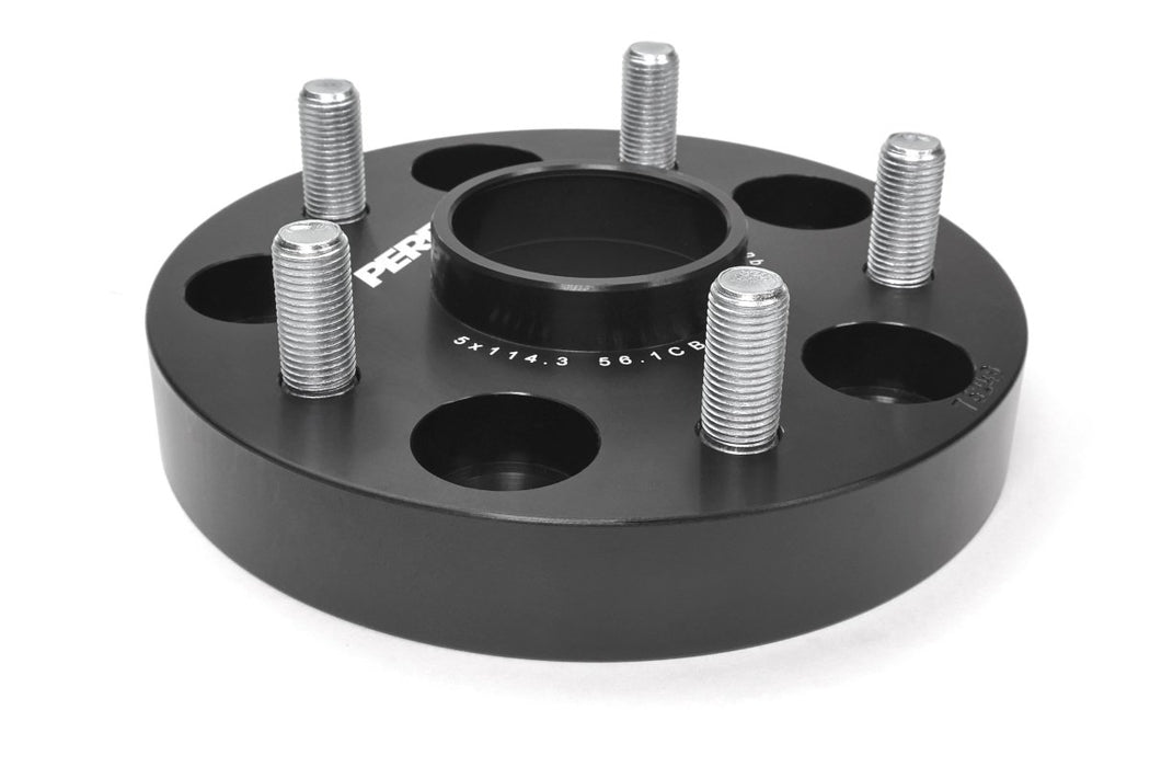 Perrin Wheel Spacers Black 25mm 5x114.3 2015 - 2025 WRX / 2005 - 2021 STI - PSP - WHL - 025BK - Subimods.com