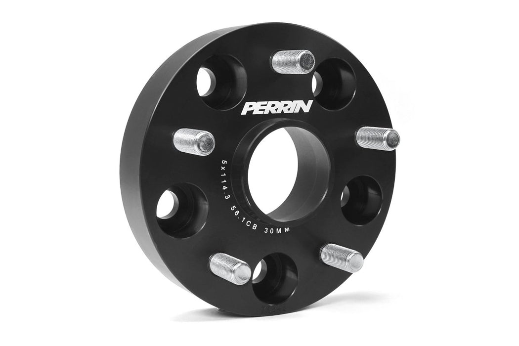 Perrin Wheel Spacers Black 30mm 5x114.3 2015 - 2025 WRX / 2005 - 2021 STI - PSP - WHL - 030BK - Subimods.com