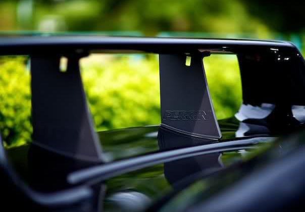 Perrin Wing Stabilizer Black 2004 - 2007 STI - PSP-BDY-100BK - Subimods.com