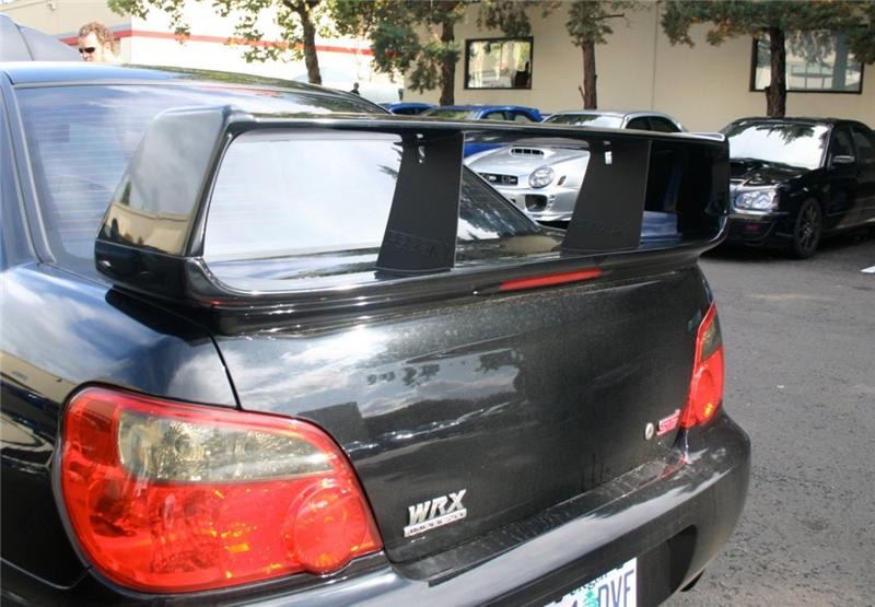 Perrin Wing Stabilizer Black 2004 - 2007 STI - PSP-BDY-100BK - Subimods.com