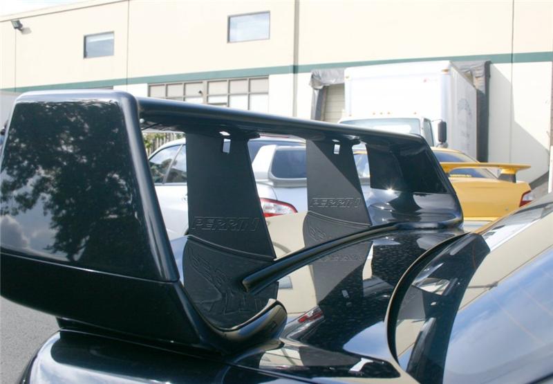 Perrin Wing Stabilizer Black 2004 - 2007 STI - PSP-BDY-100BK - Subimods.com