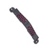 IAG Performance Battery Tie Down Black w/ Pink Hexagon Most Subaru Models