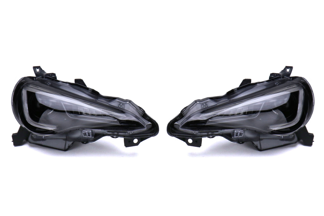 OLM Sequential Style Headlights 6000K HID/ D2H Bulbs 2013-2021 BRZ / FRS / GT86
