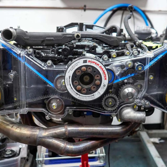 PREracing Clear Timing Belt Cover Set 2008 - 2021 STI - PRE - 100030 - Subimods.com