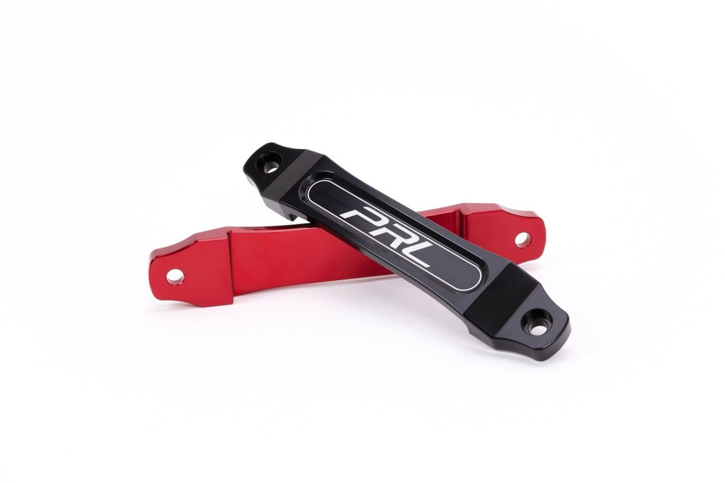 PRL Motorsports Billet Battery Tie Down Red Honda Battery Group - Size H5 - V3 - PRL-HCR-BTD-V3-RED - Subimods.com