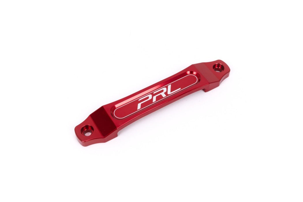 PRL Motorsports Billet Battery Tie Down Red Honda Battery Group - Size H5 - V3 - PRL-HCR-BTD-V3-RED - Subimods.com