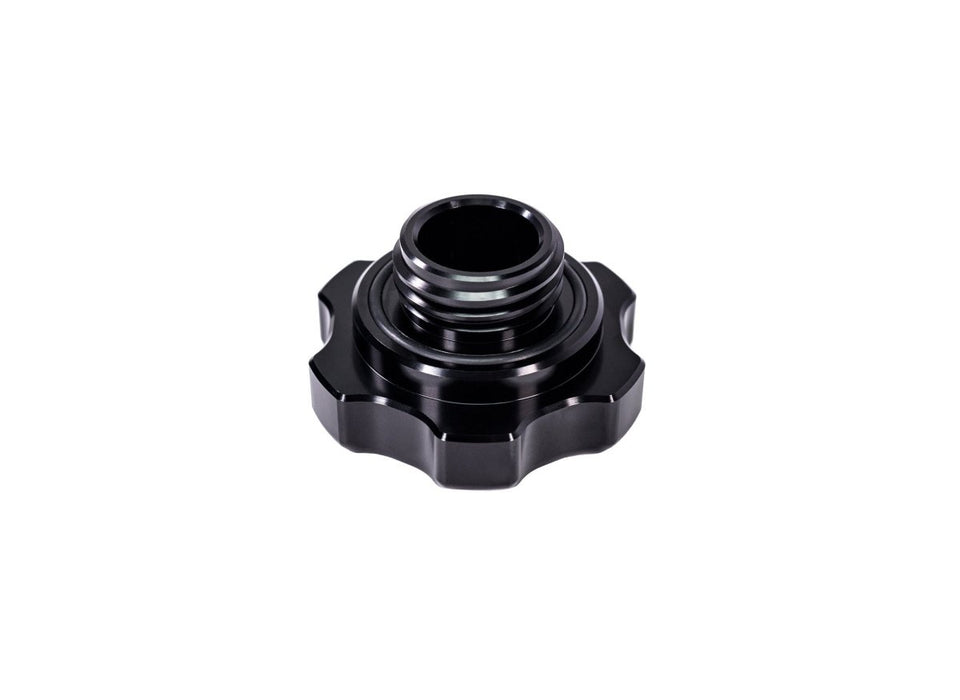 PRL Motorsports Honda Aluminum Oil Cap Black Most Honda Models - PRL-OC-BLK - Subimods.com