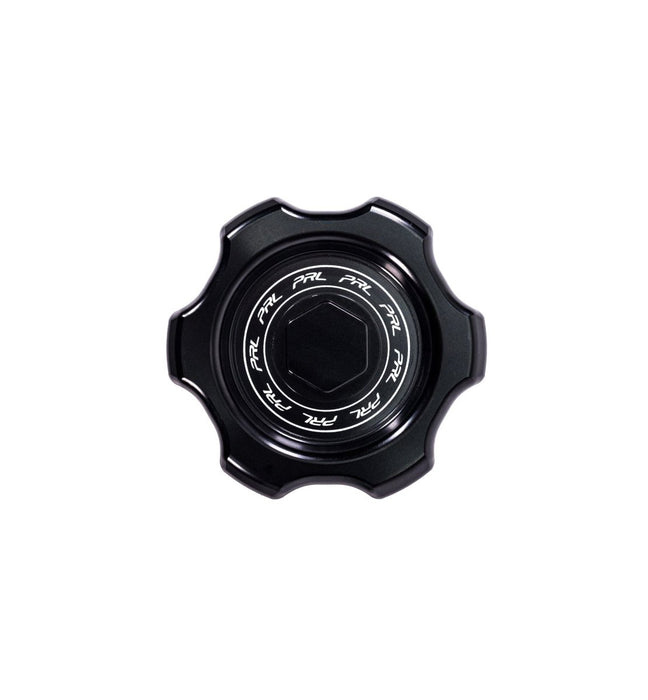 PRL Motorsports Honda Aluminum Oil Cap Black Most Honda Models - PRL-OC-BLK - Subimods.com
