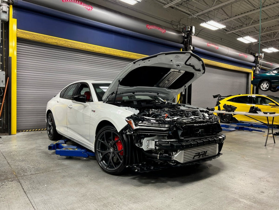 PRL Motorsports Intercooler Upgrade Kit Raw Aluminum 2021 - 2024 Acura TLX Type - S - PRL-ATLX2-30T-IC - Subimods.com